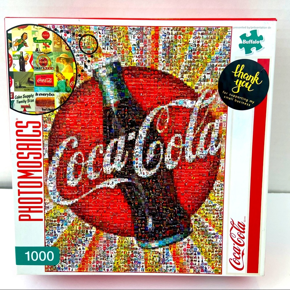 Coca Cola Jigsaw Puzzle Photomosaics 1000 pc